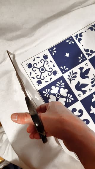 Sacos de Natal - Corte e costura